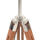 Vloerlamp Driepoot 141 Cm Massief Teakhout Honingbruin En Zwart