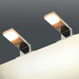 Spiegellamp 2 W Warm Wit 2 St