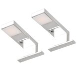 Spiegellamp 2 W Warm Wit 2 St