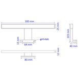 Spiegellamp 5 W Warm Wit