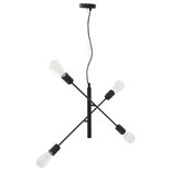 Plafondlamp Met Filament Peren 2 W E27 Zwart
