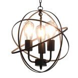 Hanglamp Rond 3Xe27 Zwart