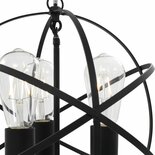 Hanglamp Rond 3Xe27 Zwart