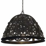 Plafondlamp Industrieel Kettingwiel-Ontwerp E27 65 Cm