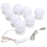 Spiegelverlichting Met 8 Led-Lampen Warmwit En Koudwit