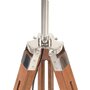 Vloerlamp Driepoot 141 Cm Massief Teakhout Honingbruin En Zwart