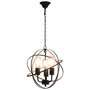 Hanglamp Rond 3Xe27 Zwart